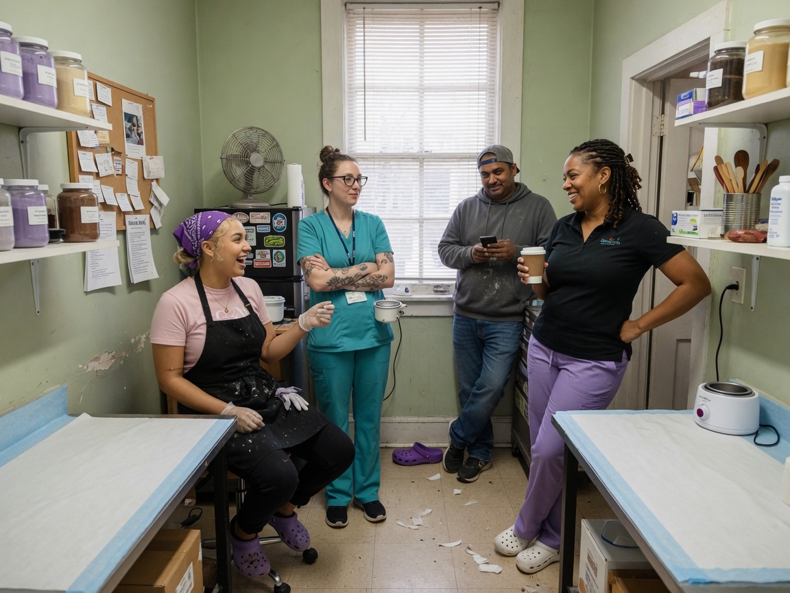 The Richmond Waxing Studio team at work in Richmond